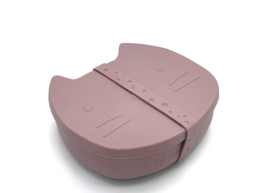 Boite à goûter silicone - Mr. Chat