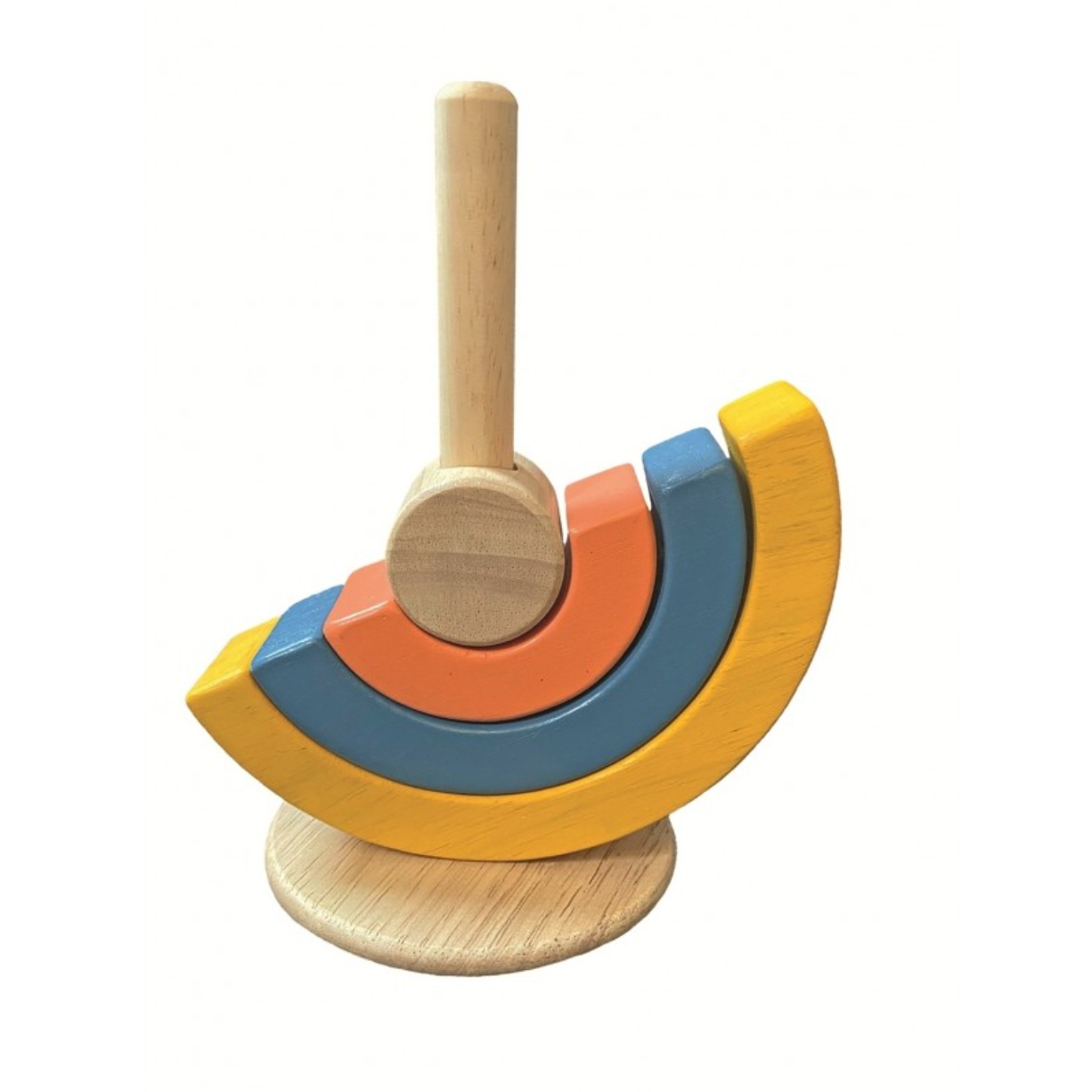 Jouet en bois circulaire à empiler - Montessori