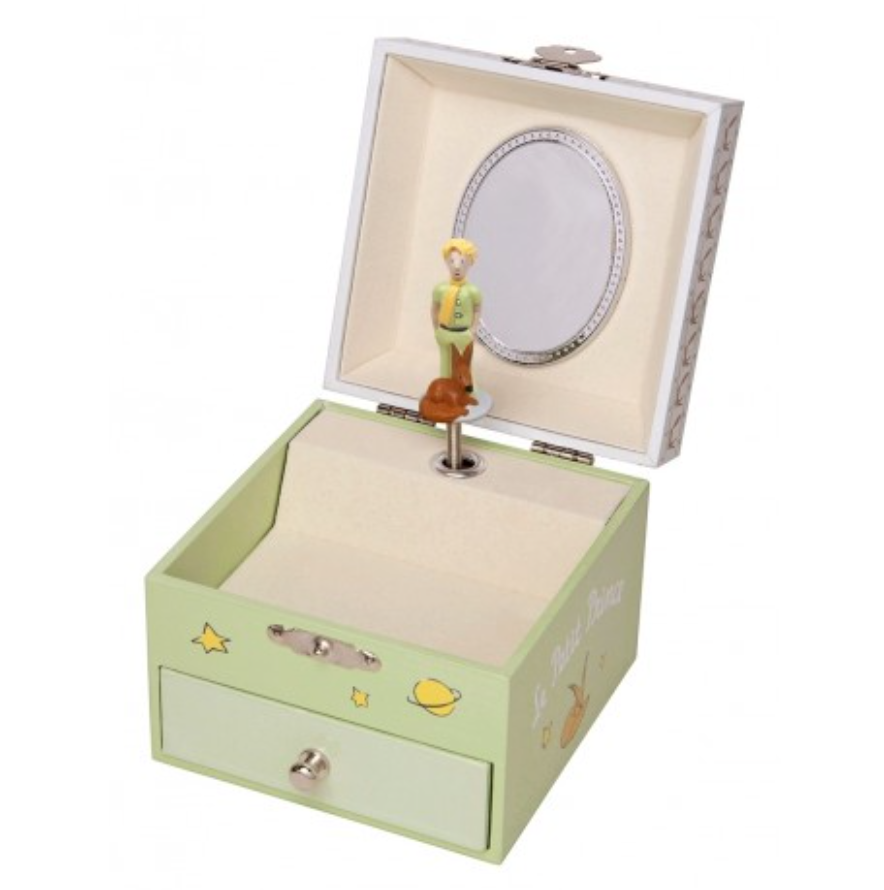 Boite à musique le petit prince - Verte