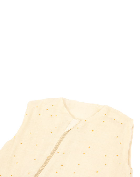 GIGOTEUSE SWEETY LÉGÈRE EN DOUBLE GAZE NATURAL 6-18 mois - Ginger sweet dots