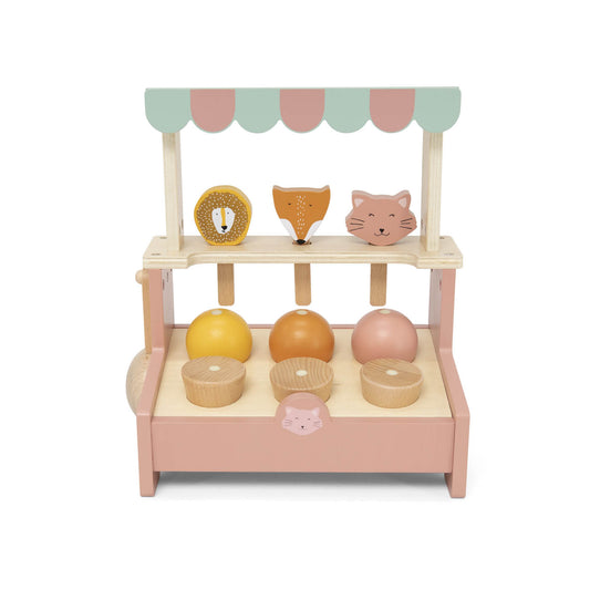 Stand de glaces en bois