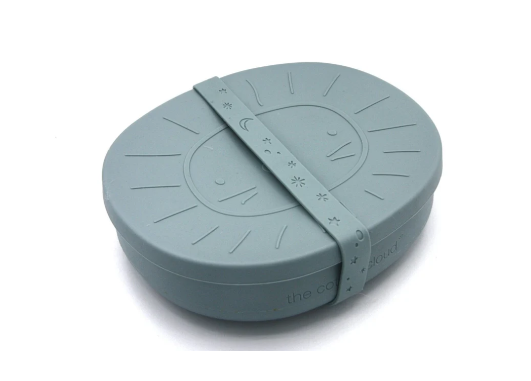 Boite à goûter silicone avec compartiments - Mr. Lion