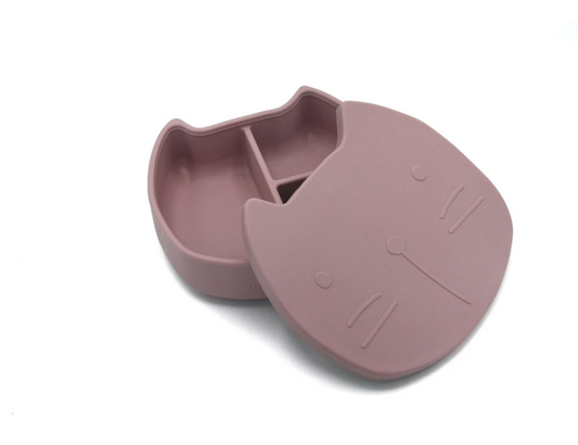 Boite à goûter silicone - Mr. Chat