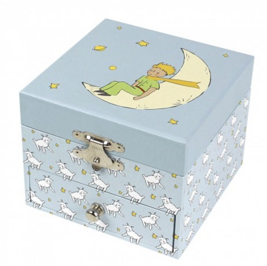 Boite à musique le petit prince Bleu