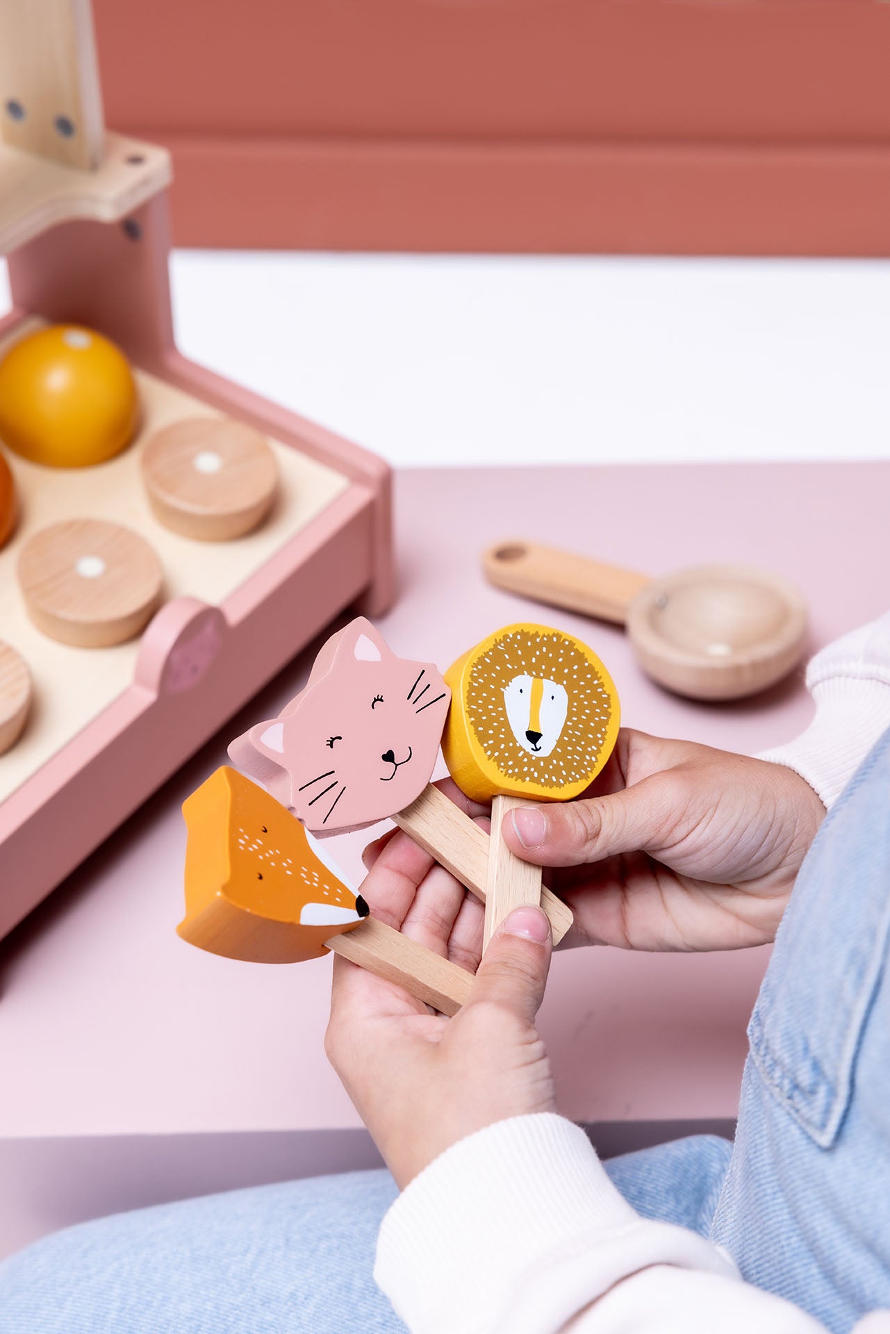 Stand de glaces en bois