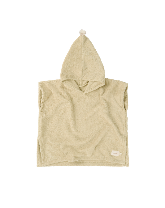 PONCHO DE BAIN 3-5 ANS SO CUTE - Green tea