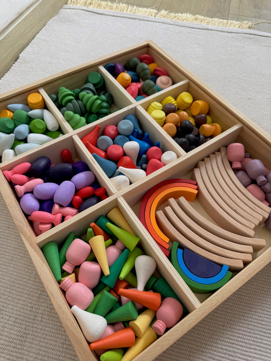 Figurines en bois MONTESSORI