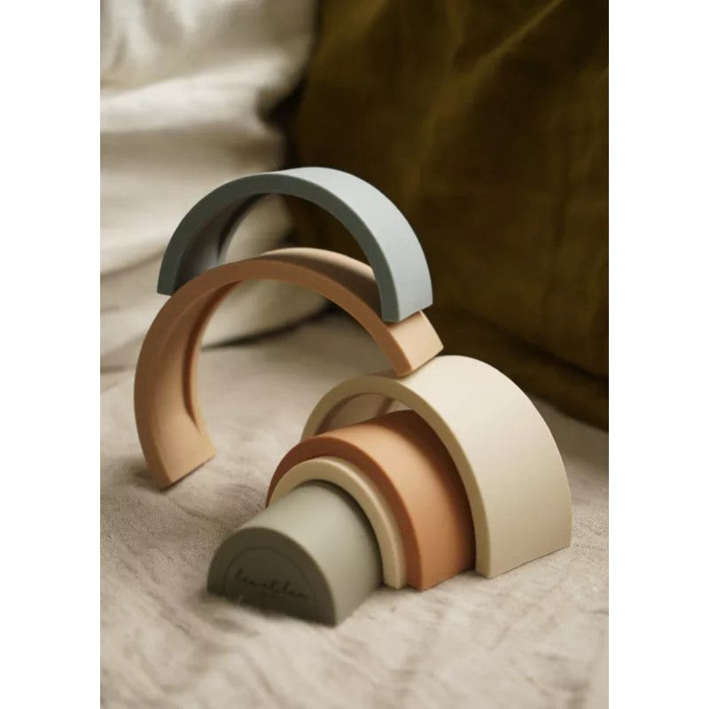 Arc en ciel à empiler en silicone