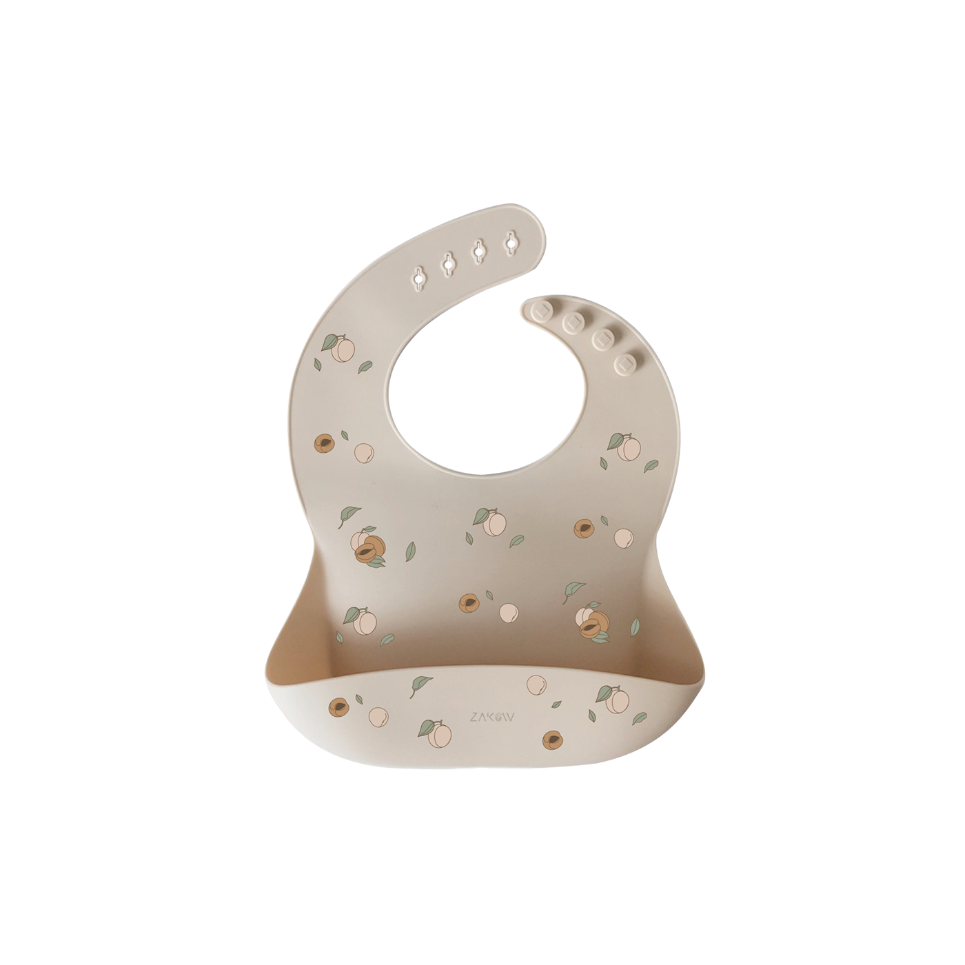 Bavoir en silicone - Arc en ciel