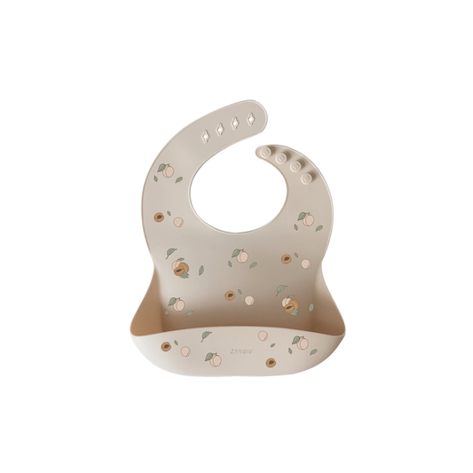 Bavoir en silicone - Arc en ciel