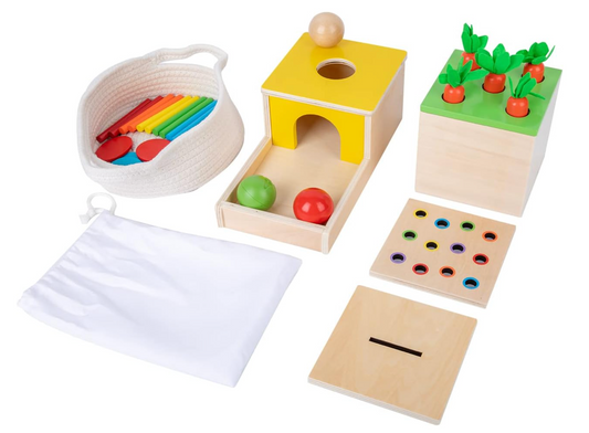 Cube d'activité 4 en 1 - MONTESSORI