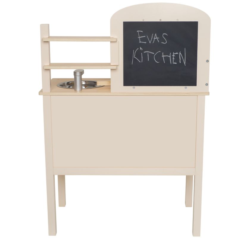 Cuisinière en bois crème