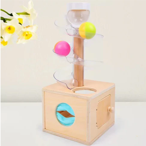 Rampe pour balle en bois MONTESSORI